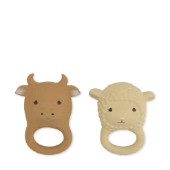 Konges Sløjd 2 Pak Bidering Bondegard - Sheep/Cow* Bideringe