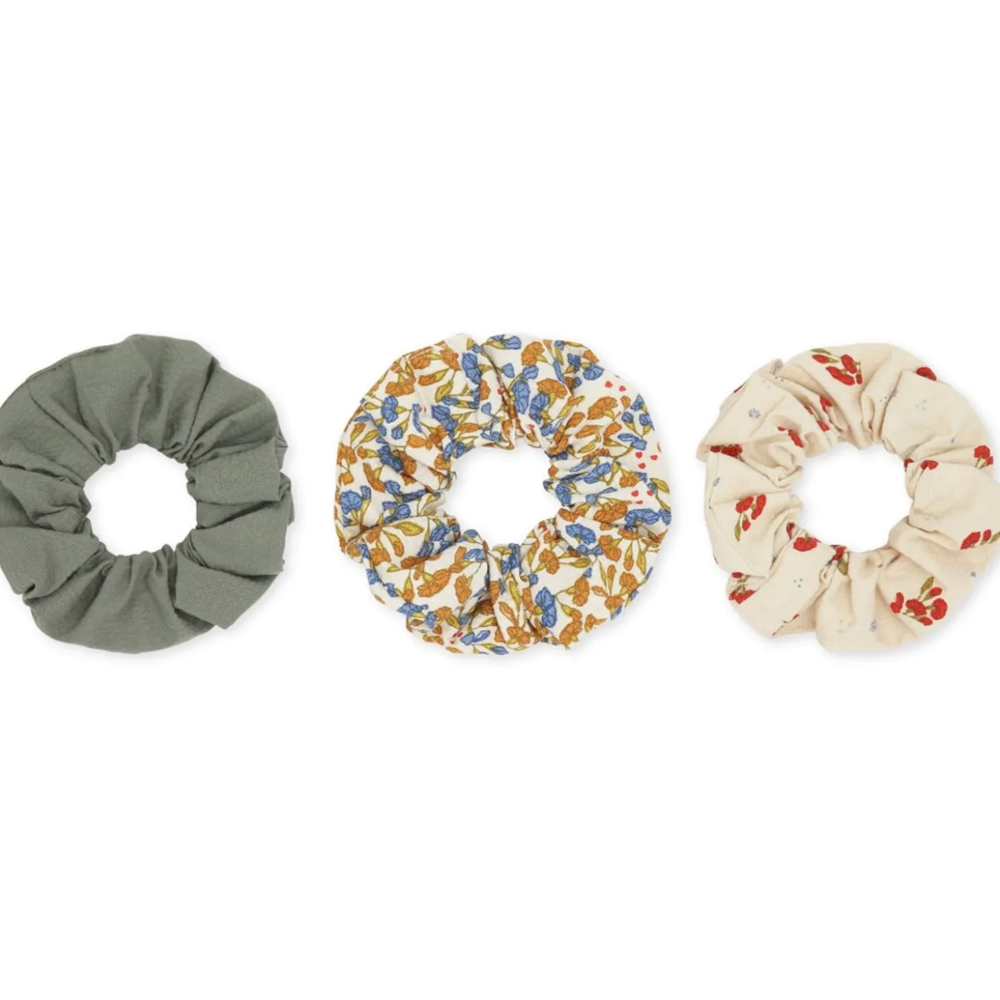 Konges Sløjd 3 Pak Como Harelastik Stor - Mix Pack*Born Haraccessories