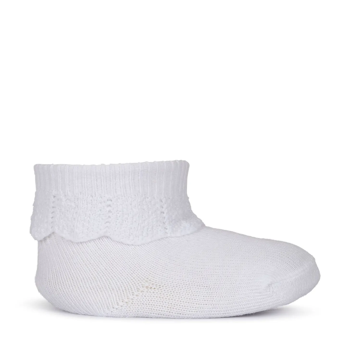 Konges Sløjd 3 Pak Sokker Med Flaeser - Optic White*Born Sokker & Undertøj