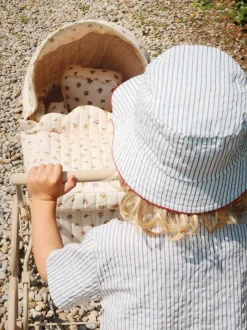 Konges Sløjd Ace Bollehat - Stripe Bluie*Born Hatte & Huer