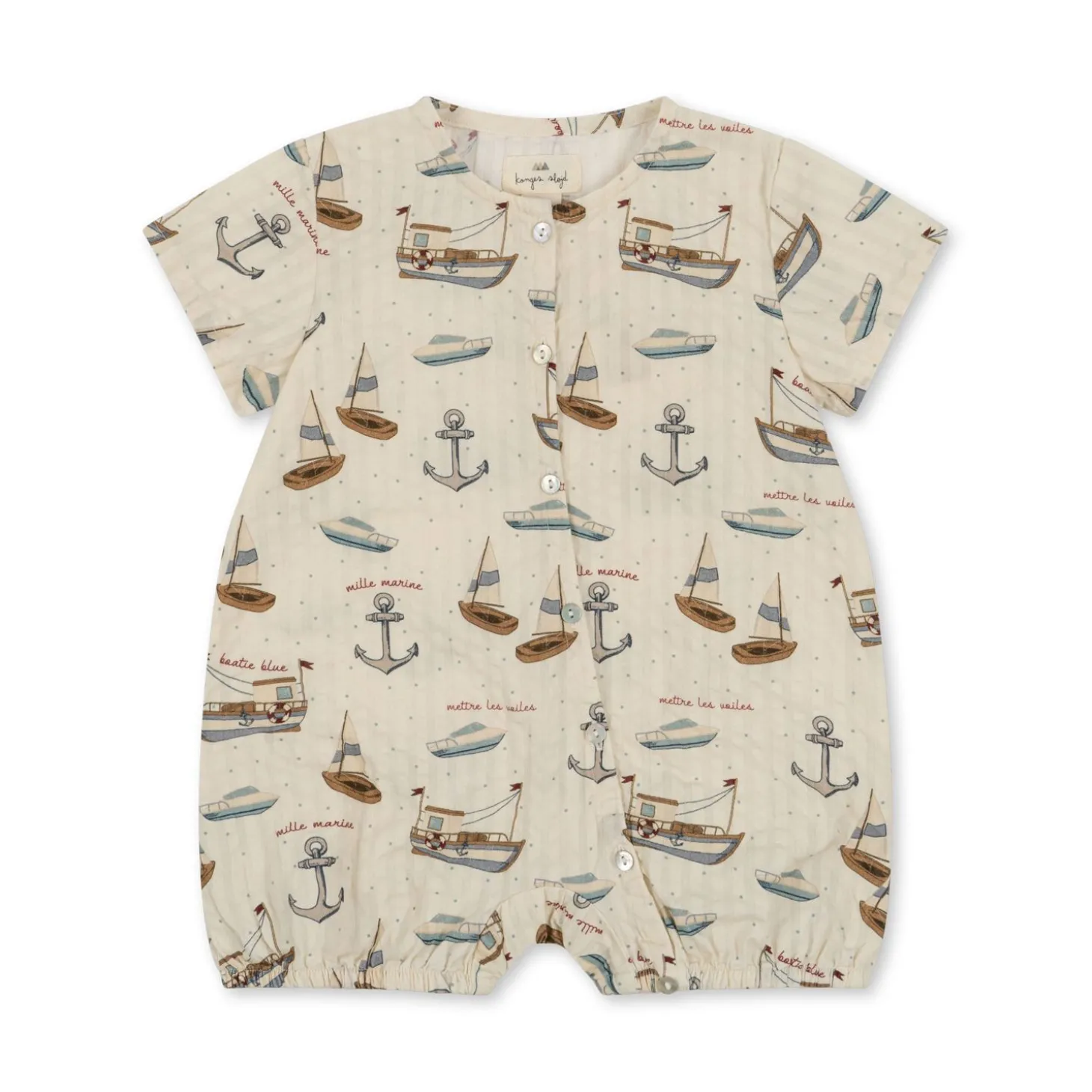 Konges Sløjd Ace Romper - Sail Away*Born Heldragter