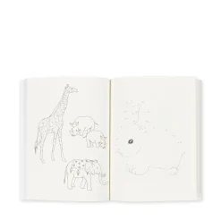 Konges Sløjd Aktivitetsbog Med Farveblyanter - Off White* Kunst & Kreativitet
