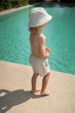 Konges Sløjd Asnou Badeshorts - Stripe Bluie*Born Badebukser & Bluser