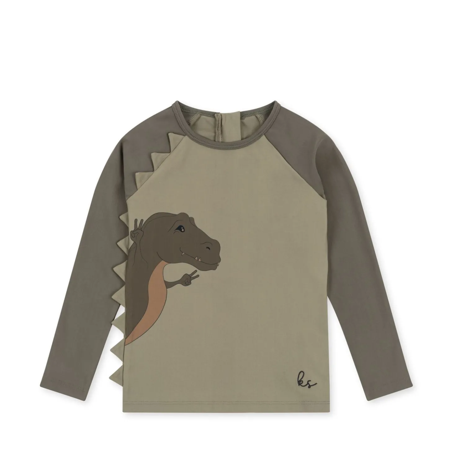 Konges Sløjd Aster Svømmebluse Dino - Overland Trek*Born Badebukser & Bluser
