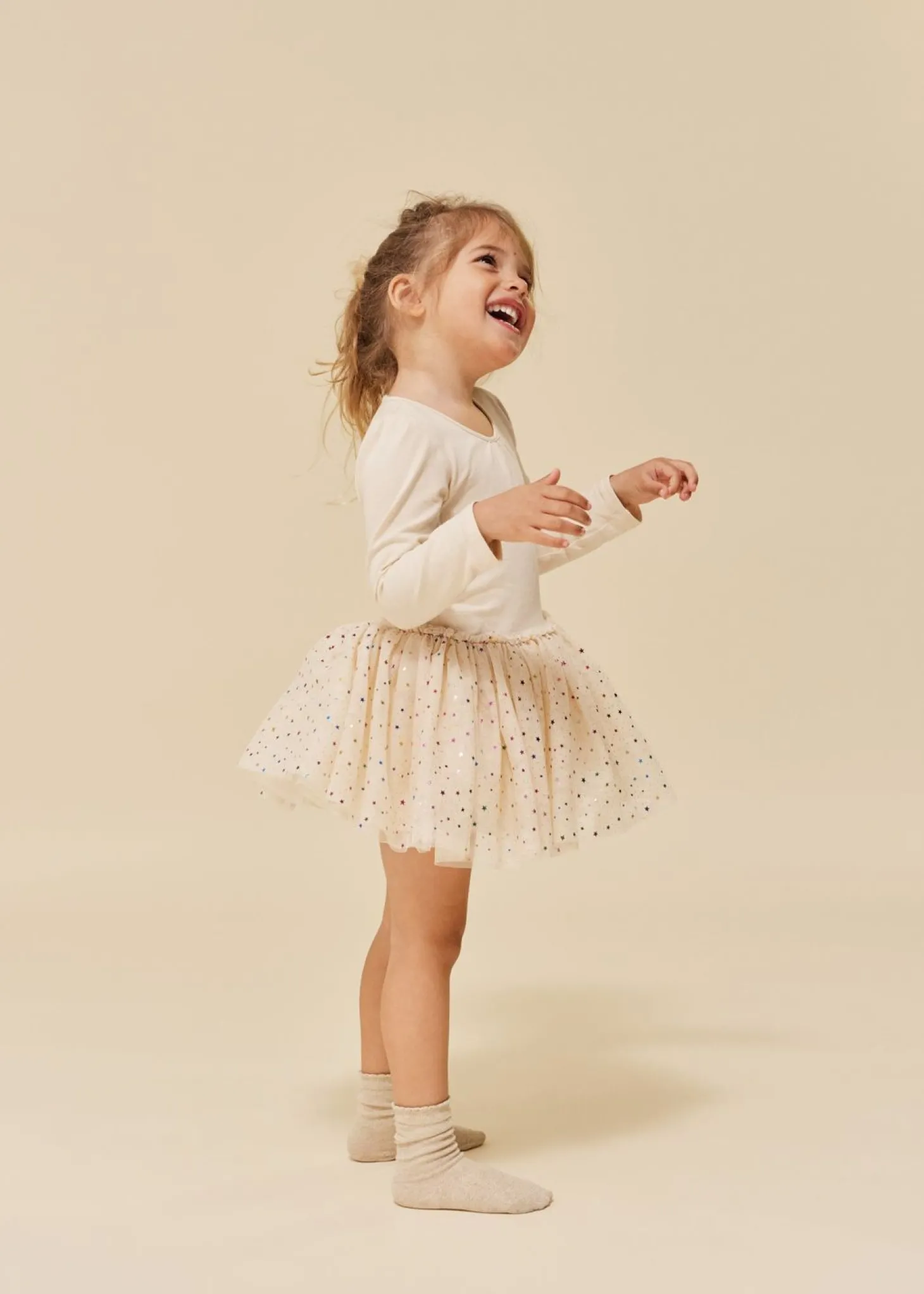 Konges Sløjd Ballerinakjole - Etoile Multi Brazilian Sand*Born Kjoler & Nederdele
