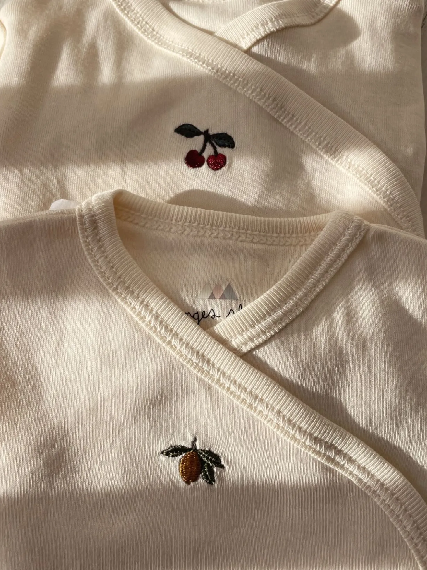 Konges Sløjd Barselsgave Med Body, Hue Og Nusseklud - Off White*Born Overdele