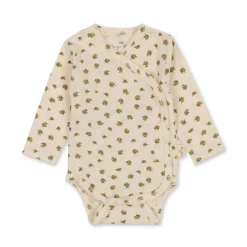 Konges Sløjd Basic Bodystocking Til Nyfodte - Peonia Limone*Born Bodyer