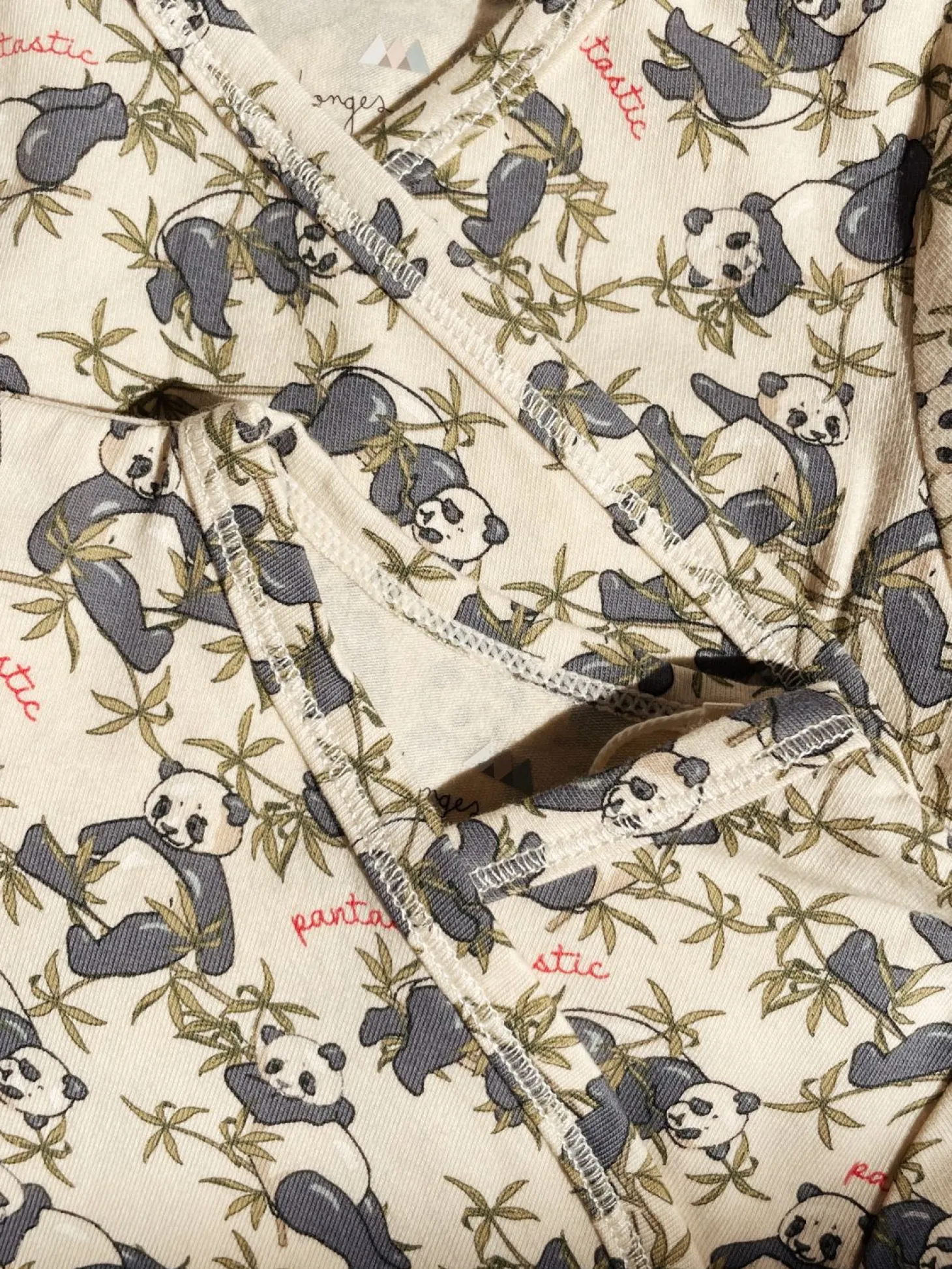 Konges Sløjd Basic Bodystocking Til Nyfodte - Panda*Born Bodyer