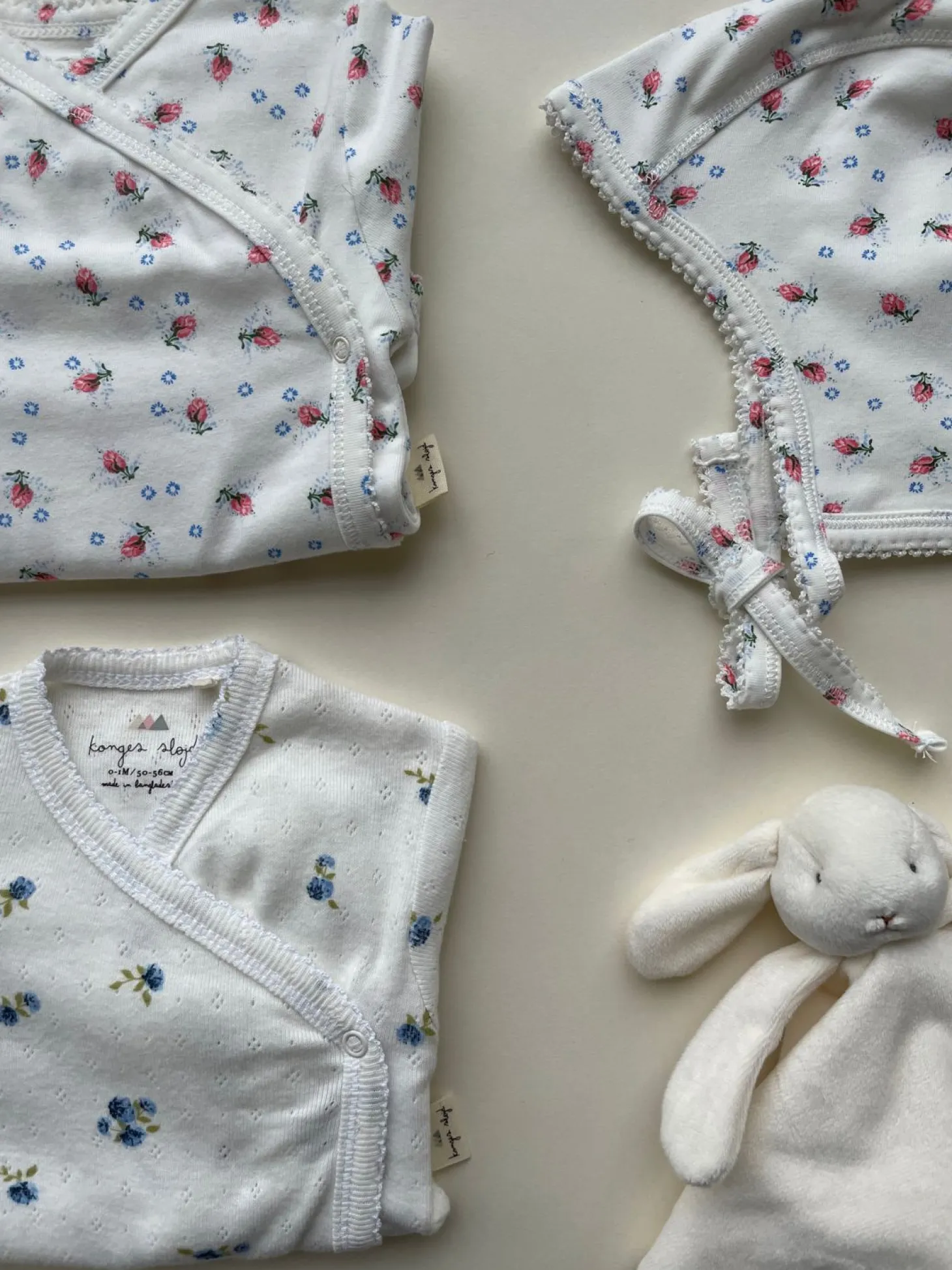 Konges Sløjd Basic Hue - Brise D'Ete White*Born Hatte & Huer