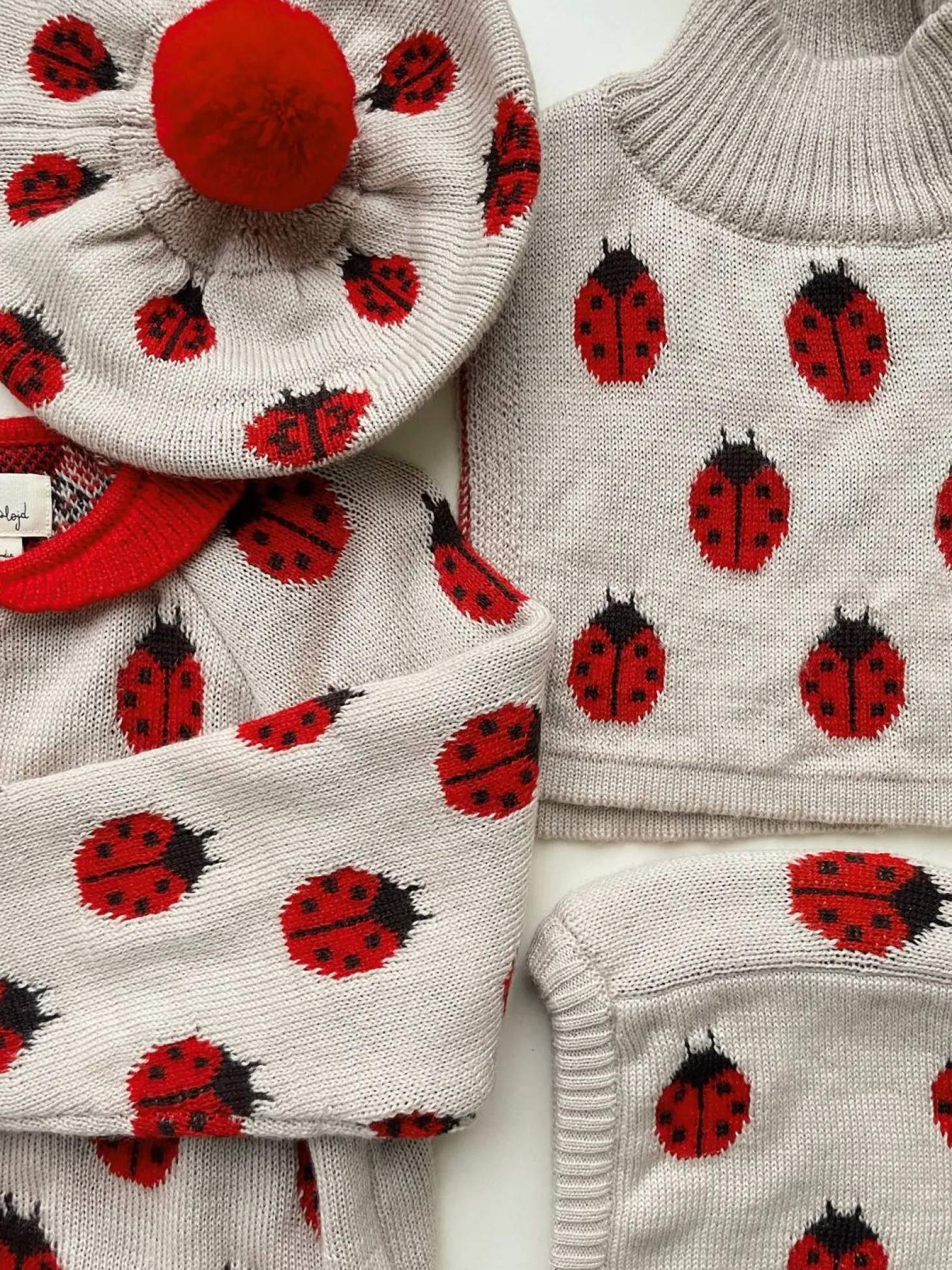 Konges Sløjd Belou Cardigan - Ladybug*Born Cardigans