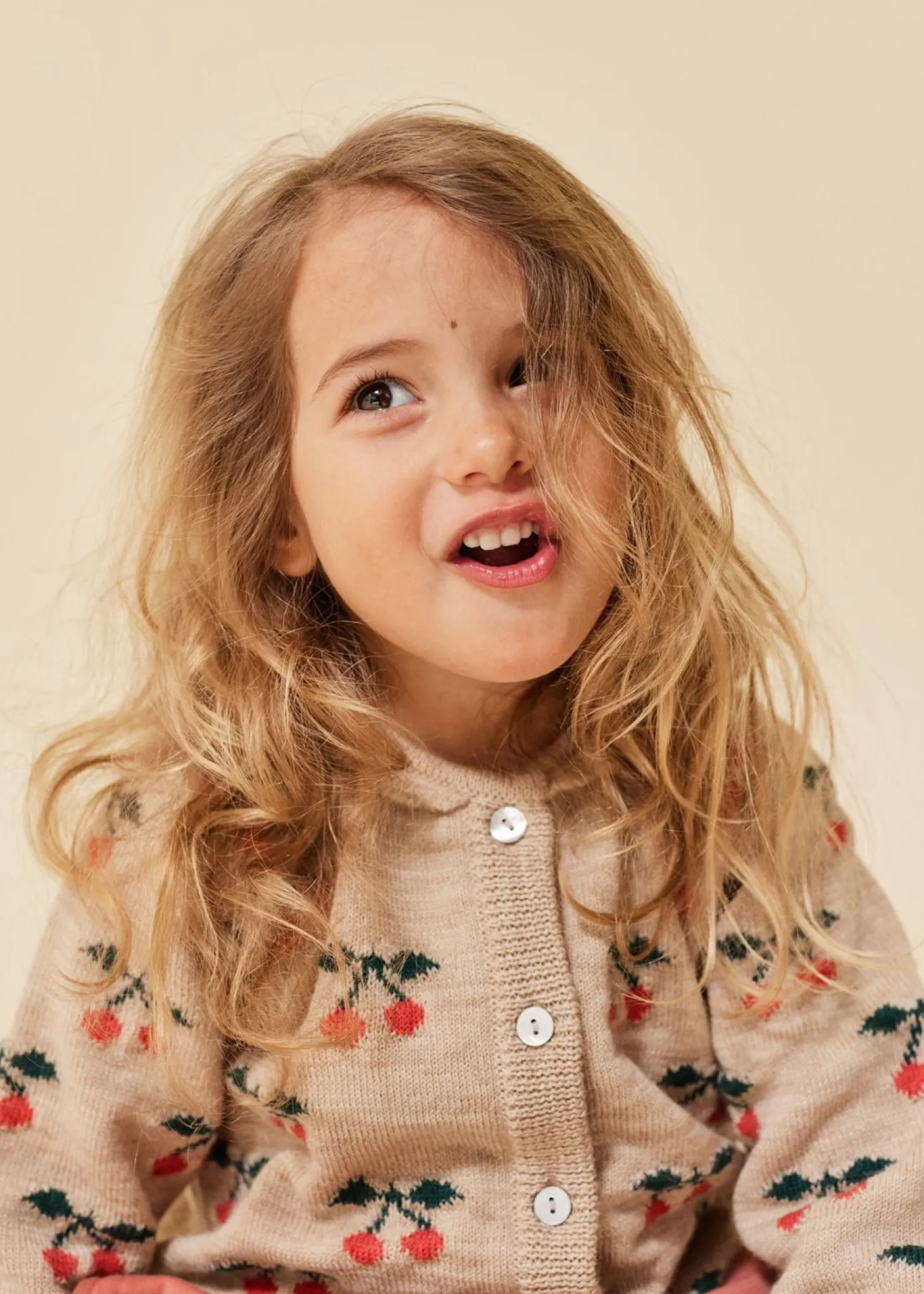 Konges Sløjd Belou Strikket Cardigan Med Kirsebaer - Cherry*Born Cardigans