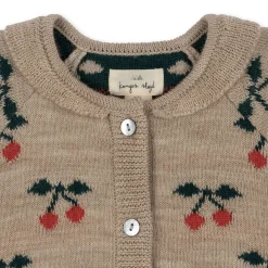 Konges Sløjd Belou Strikket Cardigan Med Kirsebaer - Cherry*Born Cardigans