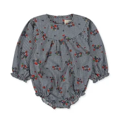 Konges Sløjd Bibi Romper - Blossom Check*Born Heldragter