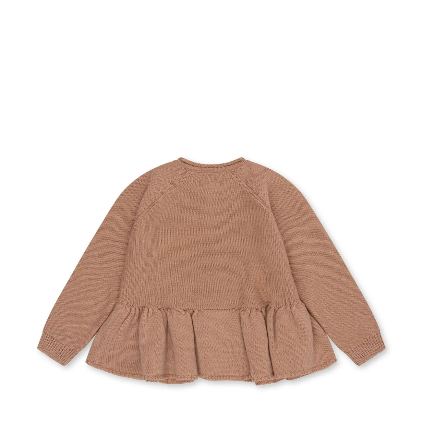 Konges Sløjd Cabby Cardigan Med Flaeser - Maple Sugar*Born Cardigans