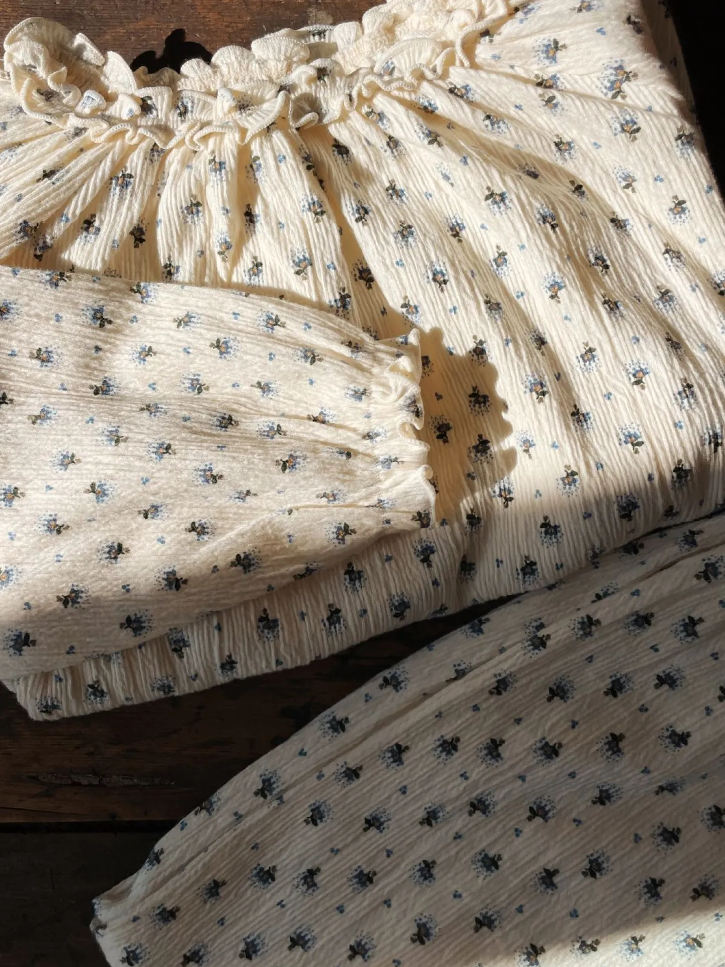 Konges Sløjd Chleo Bluse - Point Bleu Butter*Born Overdele