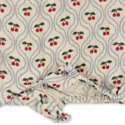 Konges Sløjd Coco Romper Med Flaeser - Cherry Motif*Born Heldragter
