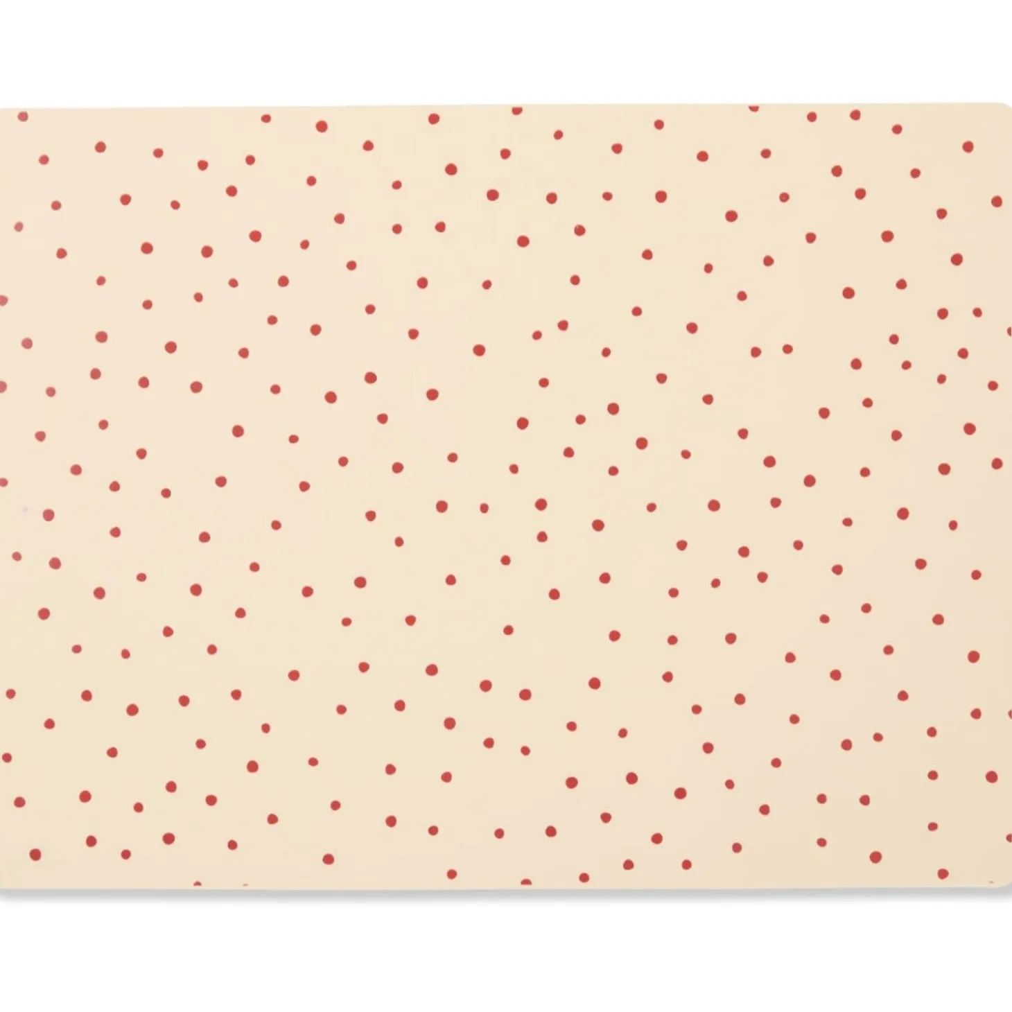 Konges Sløjd Daekkeserviet I Silikone - Raspberry/Red Dot* Borddaekning