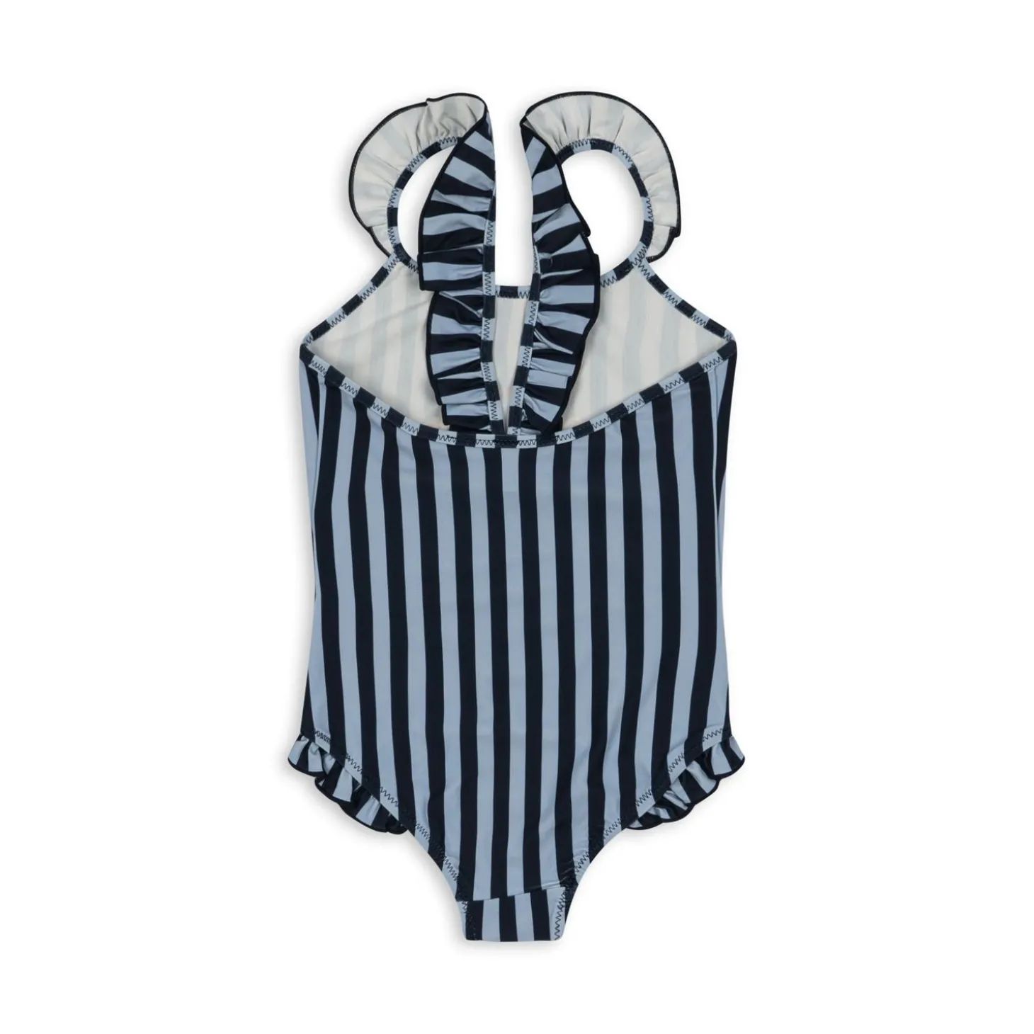 Konges Sløjd Dea Badedragt Med Flaeser - Navy Stripe*Born Badedragter & Bikinis