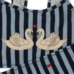 Konges Sløjd Dea Bikini Med Flaeser - Navy Stripe*Born Badedragter & Bikinis