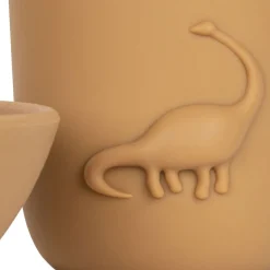 Konges Sløjd Dino Kop- Og Tallerkensaet - Almond* Borddaekning