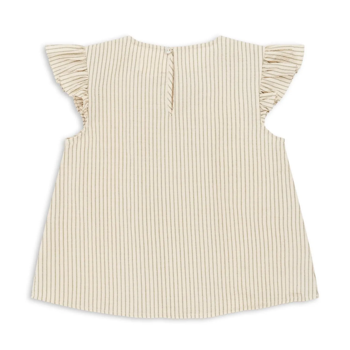 Konges Sløjd Ellie Top Med Flaeser - Tea Stripe*Born Overdele