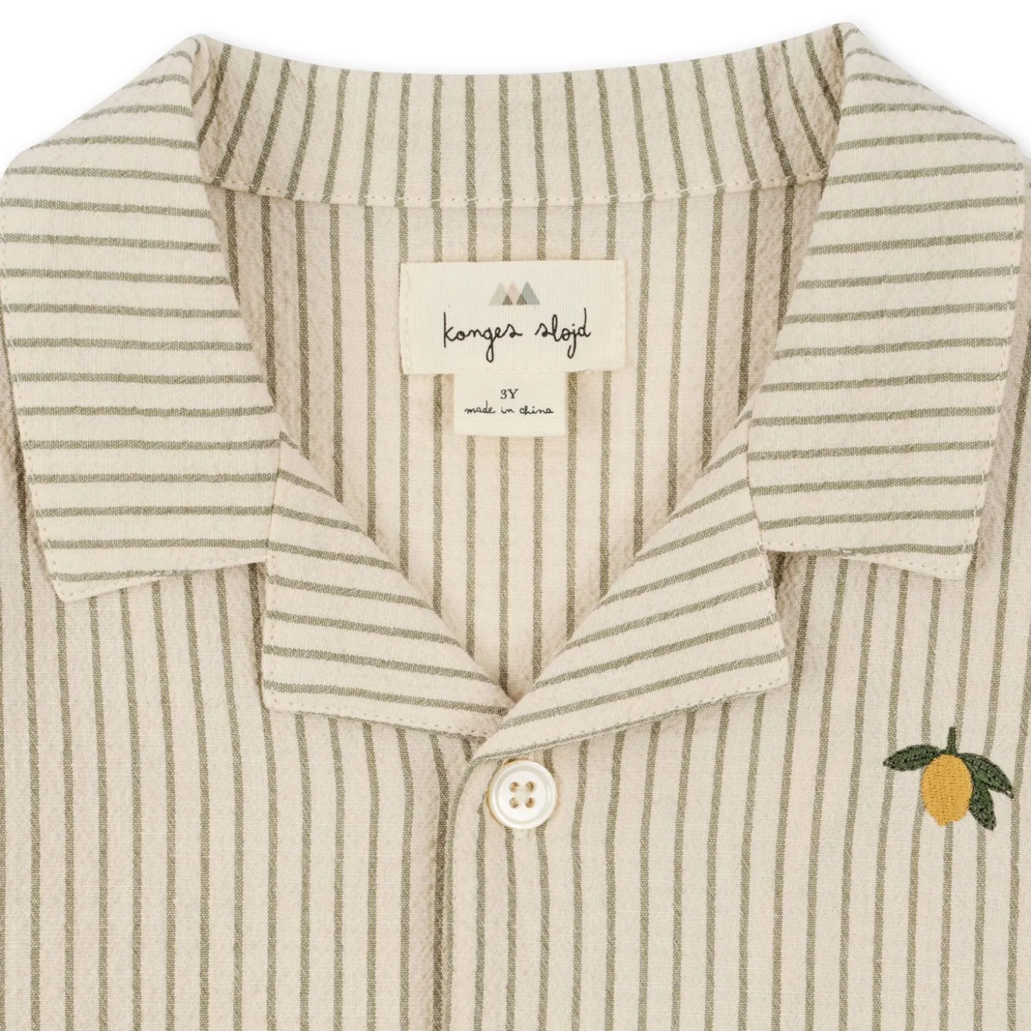 Konges Sløjd Elliot Ss Skjorte - Tea Stripe*Born Overdele
