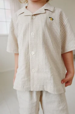 Konges Sløjd Elliot Ss Skjorte - Tea Stripe*Born Overdele