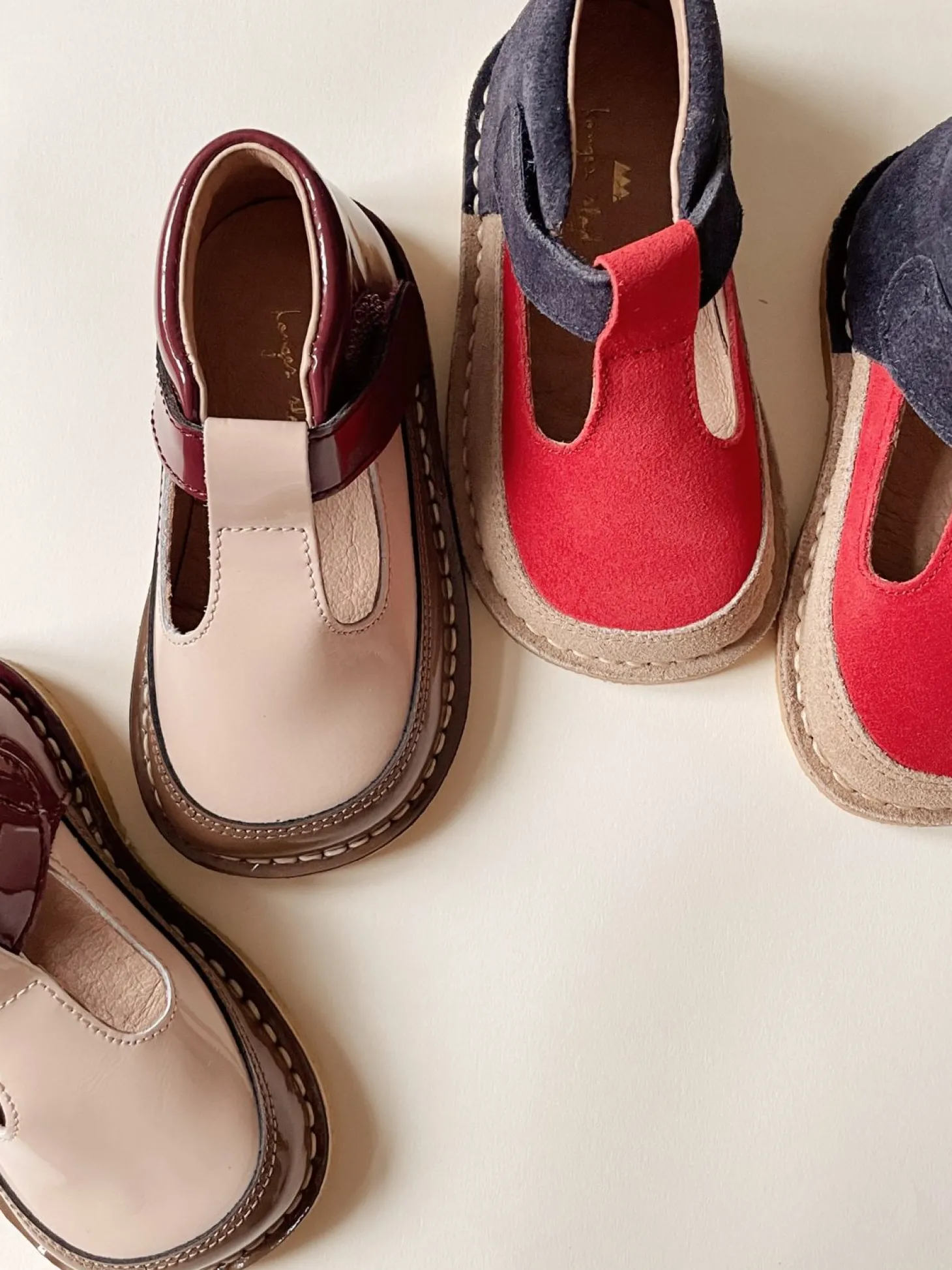 Konges Sløjd Esmee Sandals Block Suede - Tricolore*Born Sandaler