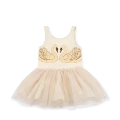 Konges Sløjd Fairy Ballerinakjole Med Stropper - Buttercream Glitter*Born Kjoler & Nederdele