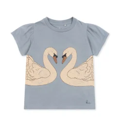 Konges Sløjd Famo T-Shirt Med Pufaermer - Tradewinds*Born Overdele