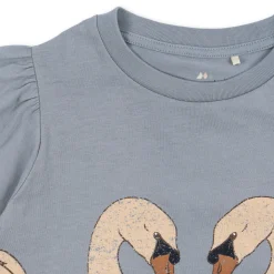 Konges Sløjd Famo T-Shirt Med Pufaermer - Tradewinds*Born Overdele