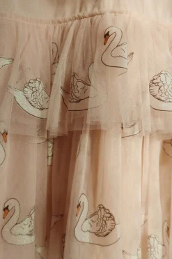 Konges Sløjd Fayette Kjole - Swan Glitter*Born Kjoler & Nederdele