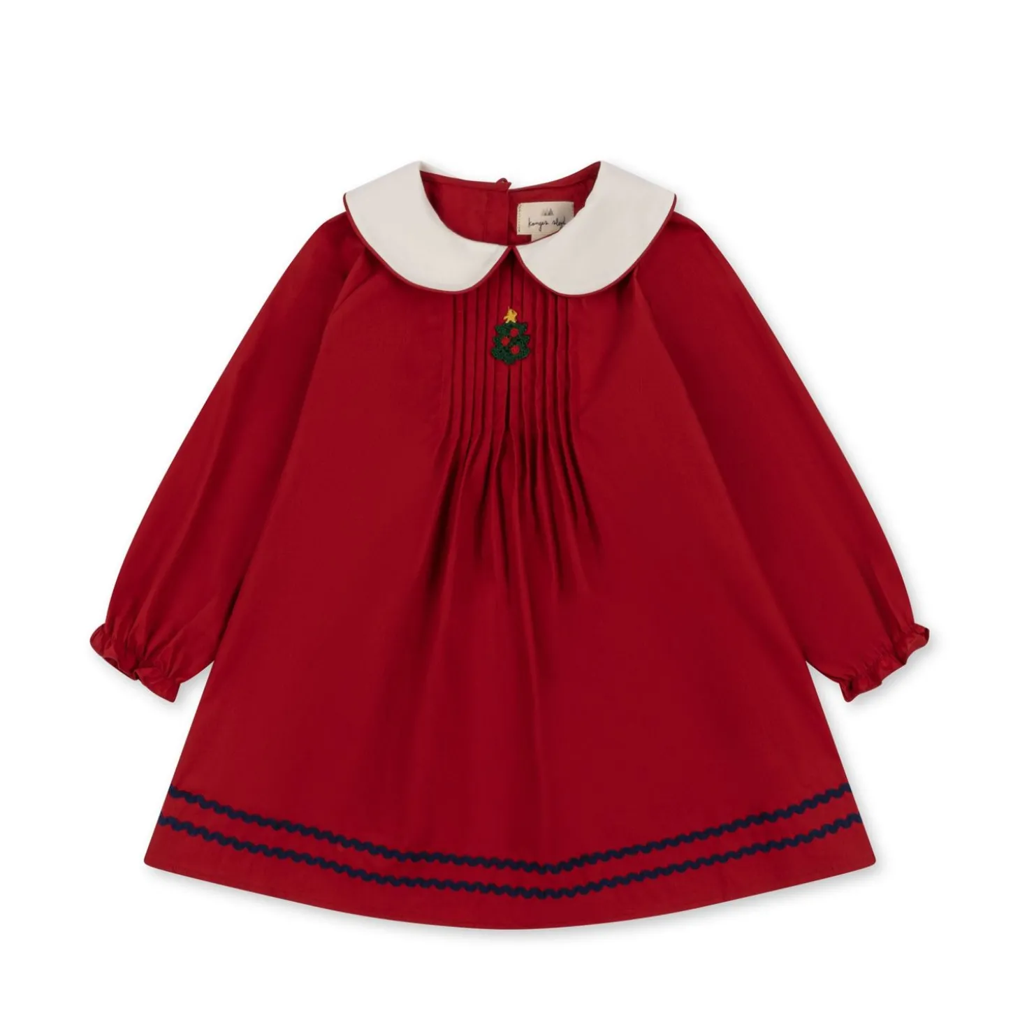 Konges Sløjd Festive Emeline Kjole - Savy Red*Born Kjoler & Nederdele