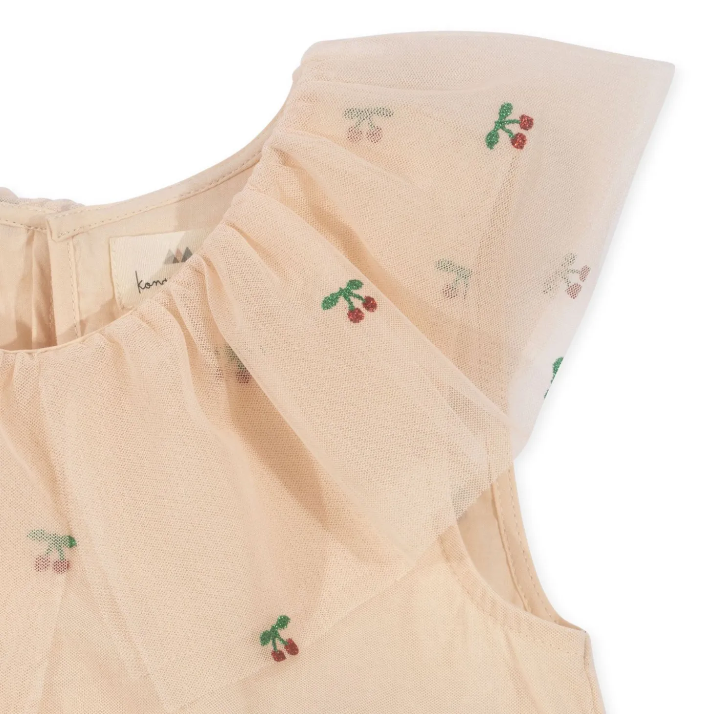 Konges Sløjd Feya Fairy Kjole - Cherry Glitter*Born Kjoler & Nederdele