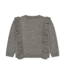 Konges Sløjd Fiol Cardigan Med Flaeser - Grey Melange*Born Cardigans