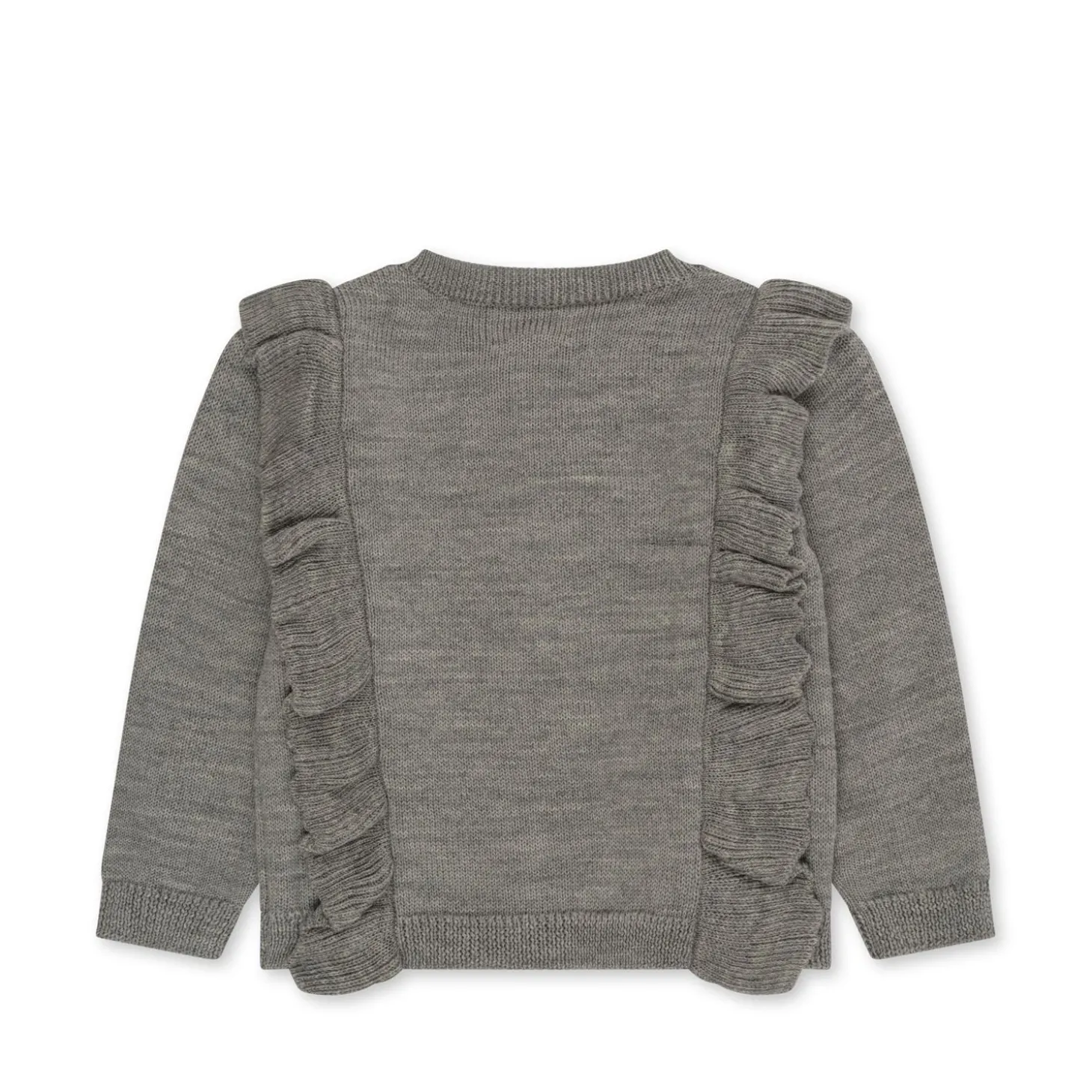 Konges Sløjd Fiol Cardigan Med Flaeser - Grey Melange*Born Cardigans