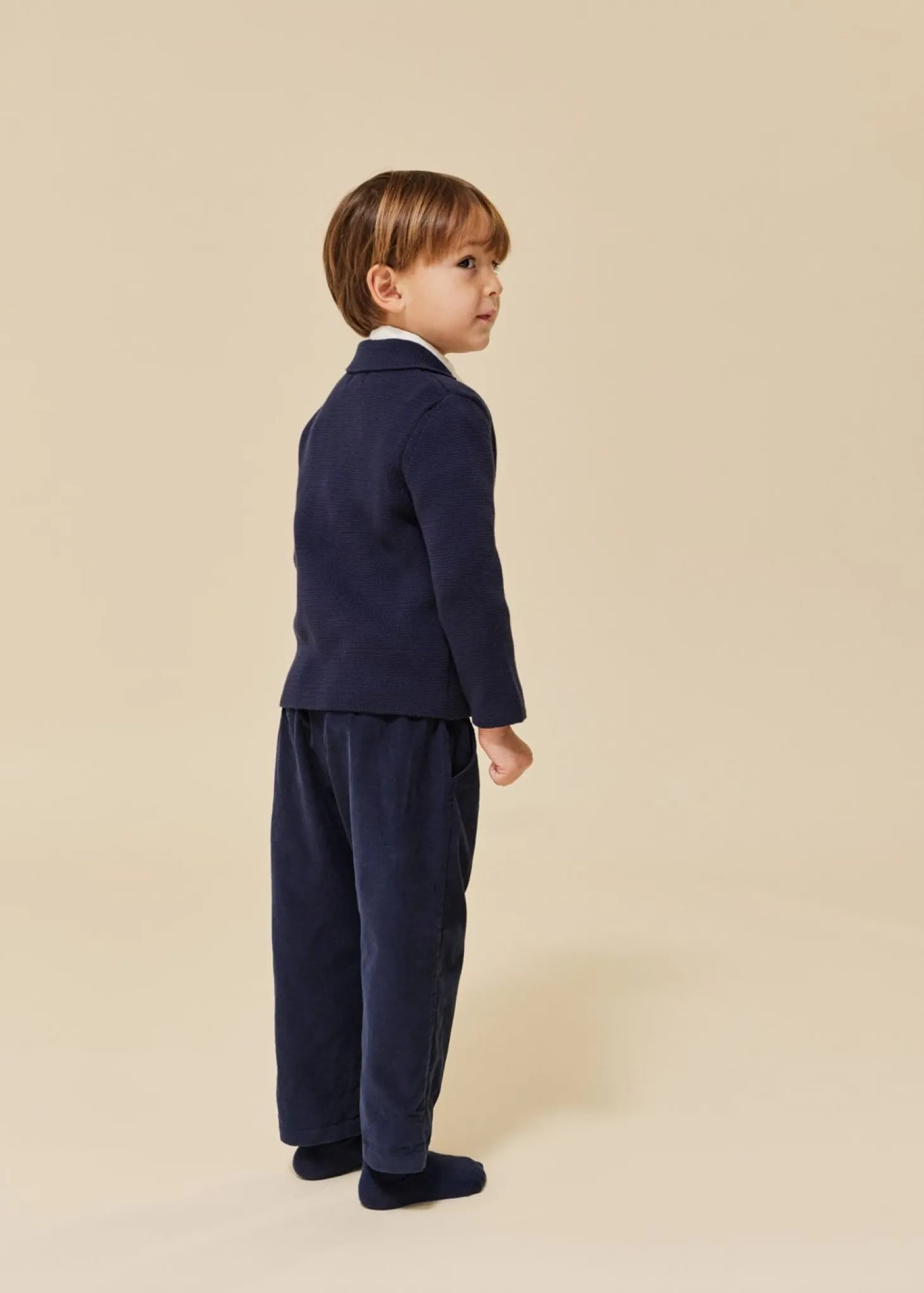 Konges Sløjd Gabriel Strikket Blazer - Dark Navy*Born Cardigans