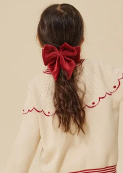 Konges Sløjd Harspaende Med Flojlsslojfe - Jolly Red*Born Haraccessories