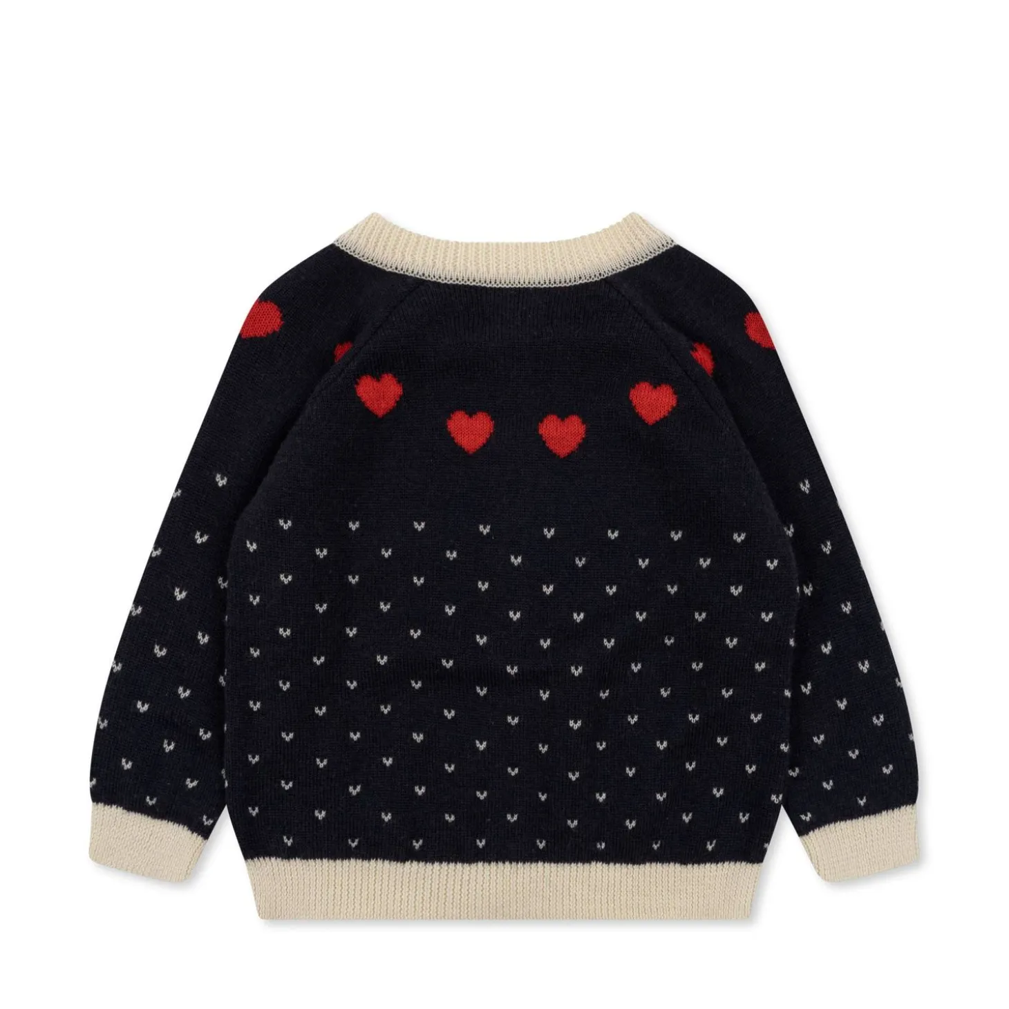 Konges Sløjd Heart Cardigan - Navy*Born Cardigans