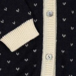 Konges Sløjd Heart Cardigan - Navy*Born Cardigans