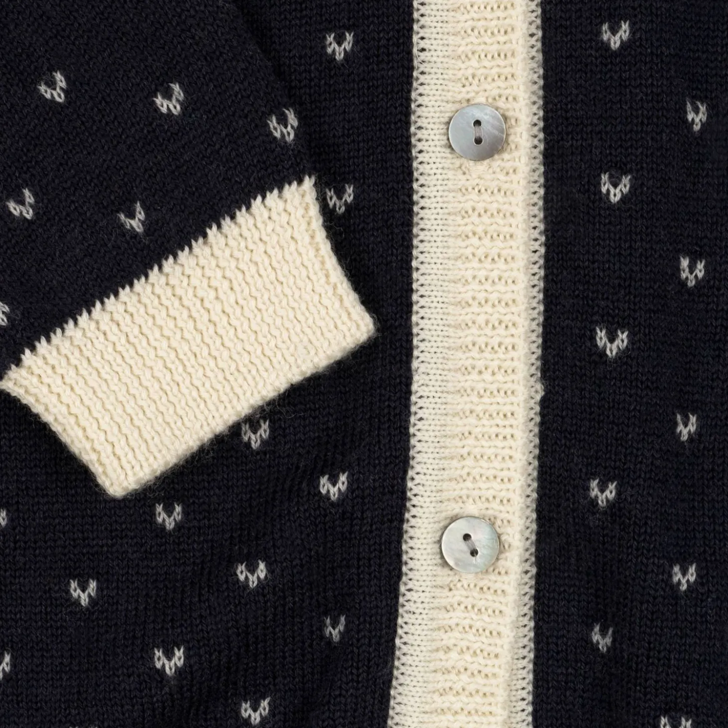 Konges Sløjd Heart Cardigan - Navy*Born Cardigans