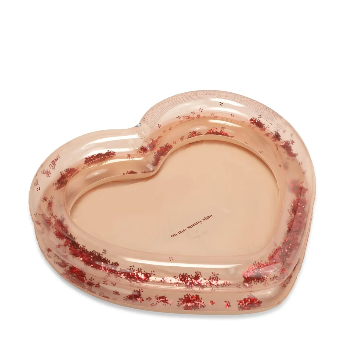Konges Sløjd Hjerteformet Badebassin - Blush Transparent* Badebassiner