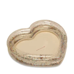 Konges Sløjd Hjerteformet Badebassin - Transparent Cream* Badebassiner