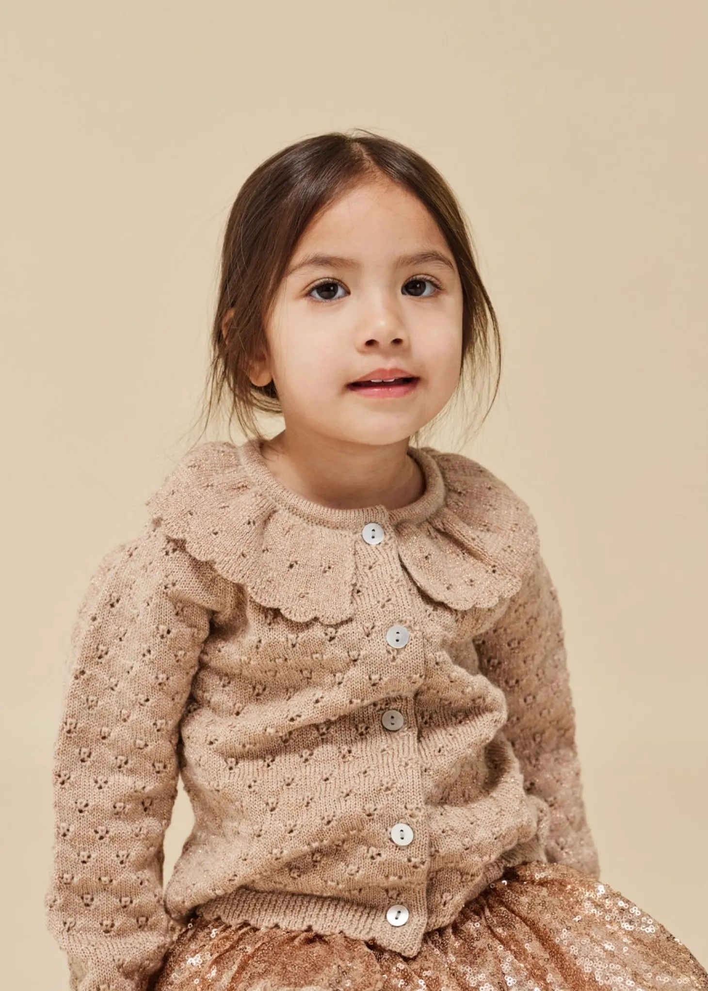 Konges Sløjd Holiday Strikket Cardigan - Creme*Born Cardigans
