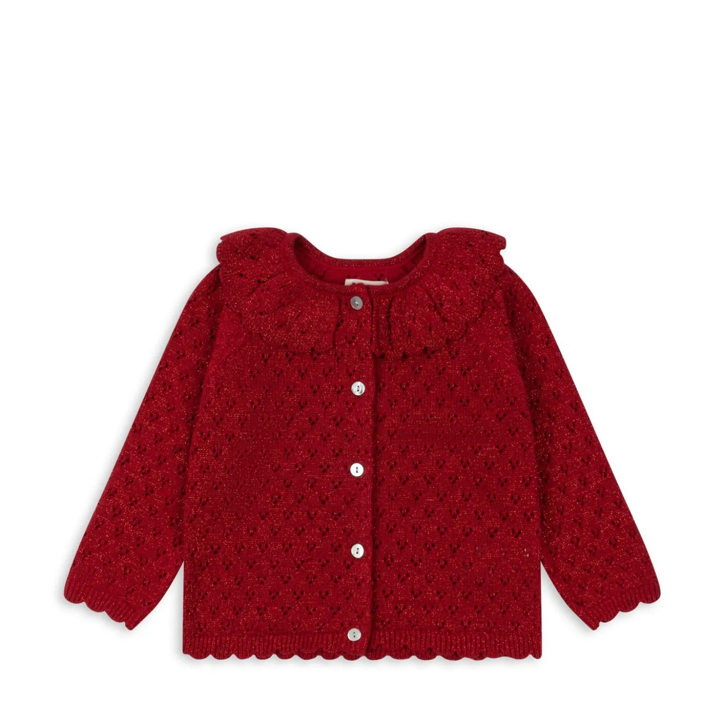 Konges Sløjd Holiday Strikket Cardigan - Savy Red*Born Cardigans