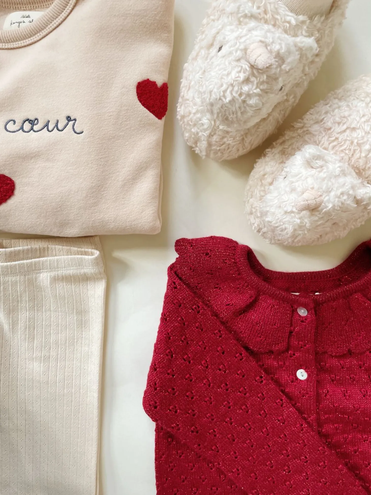 Konges Sløjd Holiday Strikket Cardigan - Savy Red*Born Cardigans
