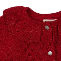 Konges Sløjd Holiday Strikket Cardigan - Savy Red*Born Cardigans
