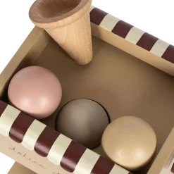 Konges Sløjd Ismaskine I Trae - Beige* Traelegetøj