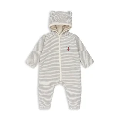 Konges Sløjd Itty Heldragt Med Haette - Stripe Bluie*Born Koredragter