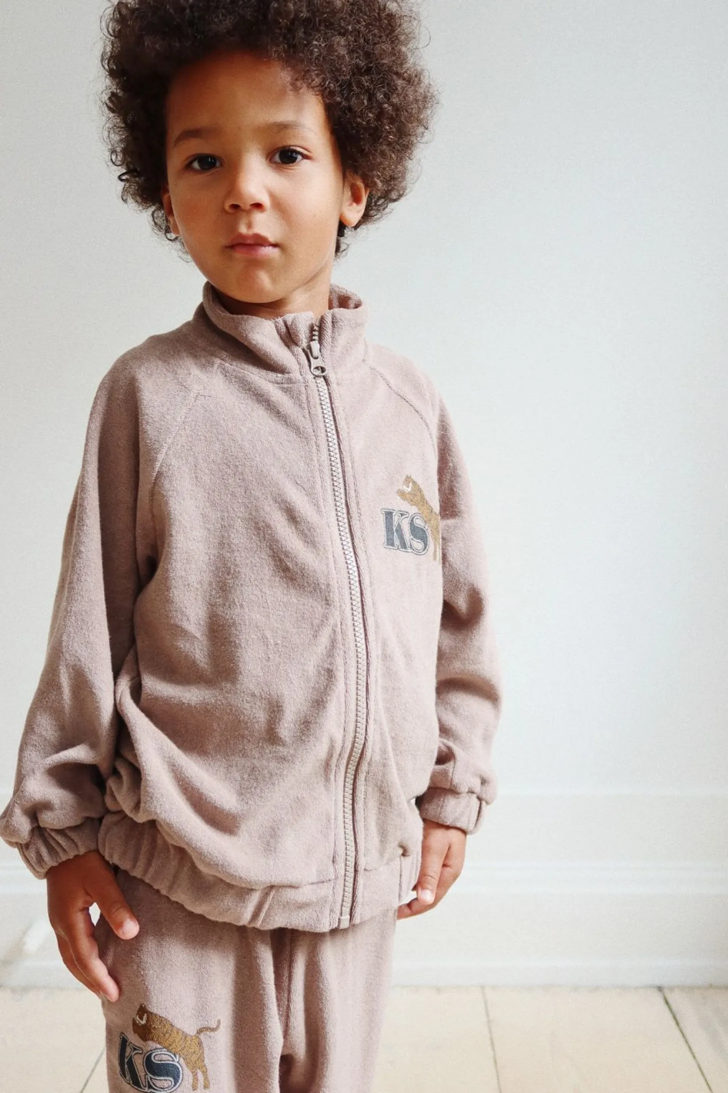 Konges Sløjd Itty Joggingtroje - Desert Taupe*Born Overdele